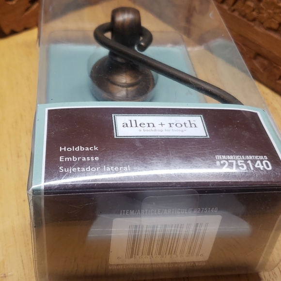 COPY - NWTAllen +Roth Oil Rubbed Bronze Hook - Picture 4 of 5